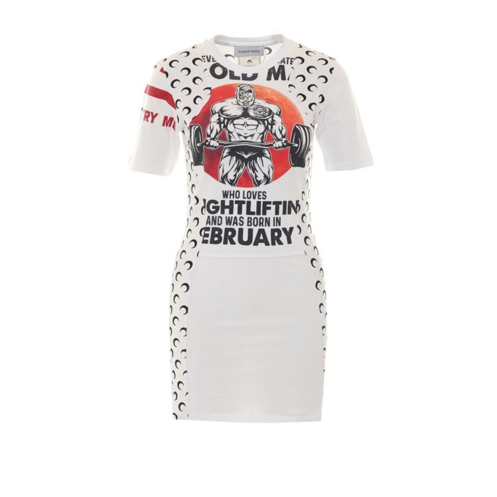 Marine Serre Women Mini Printed Dress